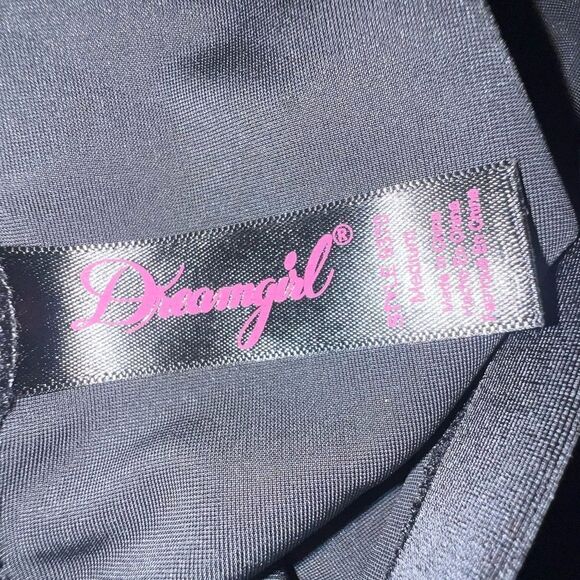 Dreamgirl Black fringe Dress, Medium - Picture 15 of 16